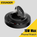 Essager 2-in-1 Wireless Magnetic Charger & Stand for Apple Watch