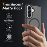 Samsung Galaxy A57 Magnetic Armor Case with PET Screen Guard