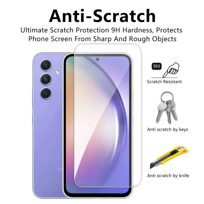 Full Glue Tempered Glass Screen Protector for Samsung Galaxy A55 5G