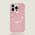 Translucent Frosted Liquid Silicone MagSafe Case for iPhone 16 Series
