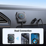 UGREEN Bluetooth 5.4 Car Receiver Adapter with Microphones and Noise Cancellation