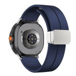 Silicone Magnetic Buckle Strap for Samsung Galaxy Watch 8 /  Galaxy Watch 8 Classic