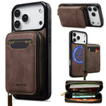 Premium Detachable MagSafe Case with Zipper Storage for iPhone 17 Series
