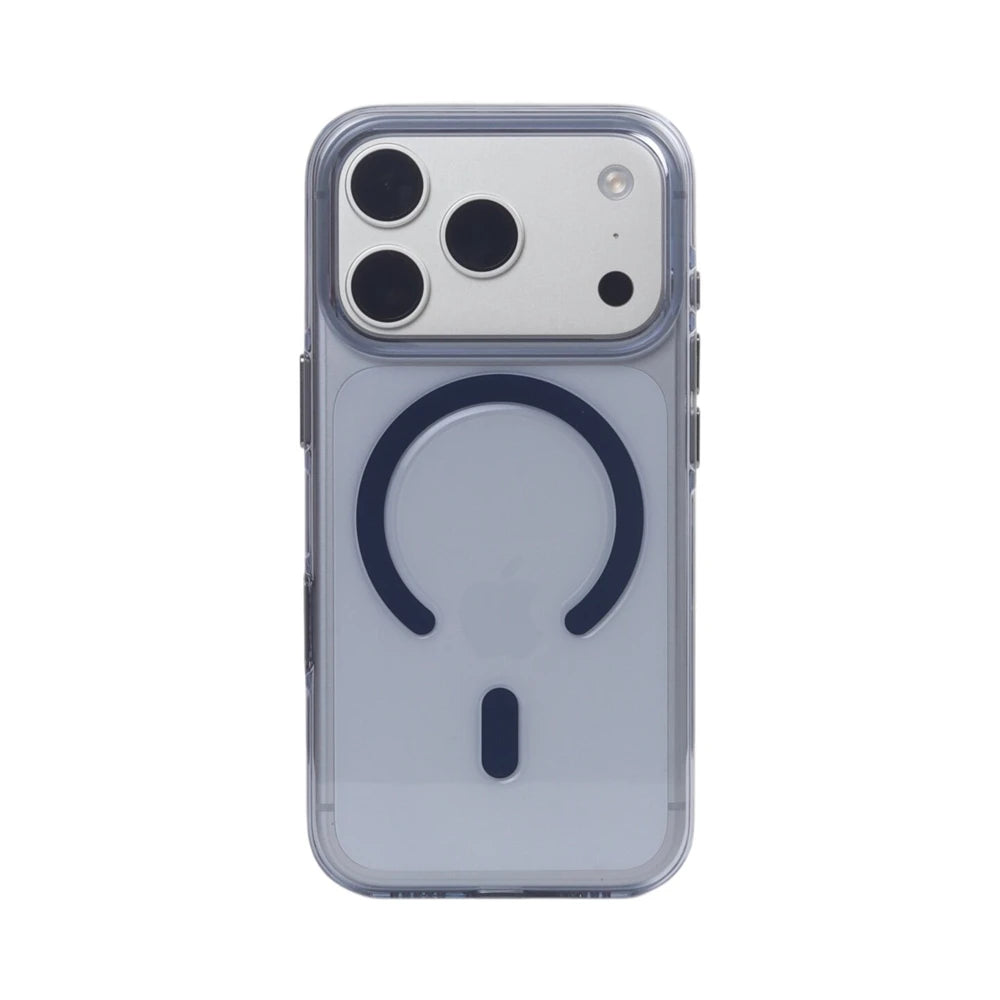 Transparent MagSafe Case with Raised Camera Ring Protection for iPhone 17 Series