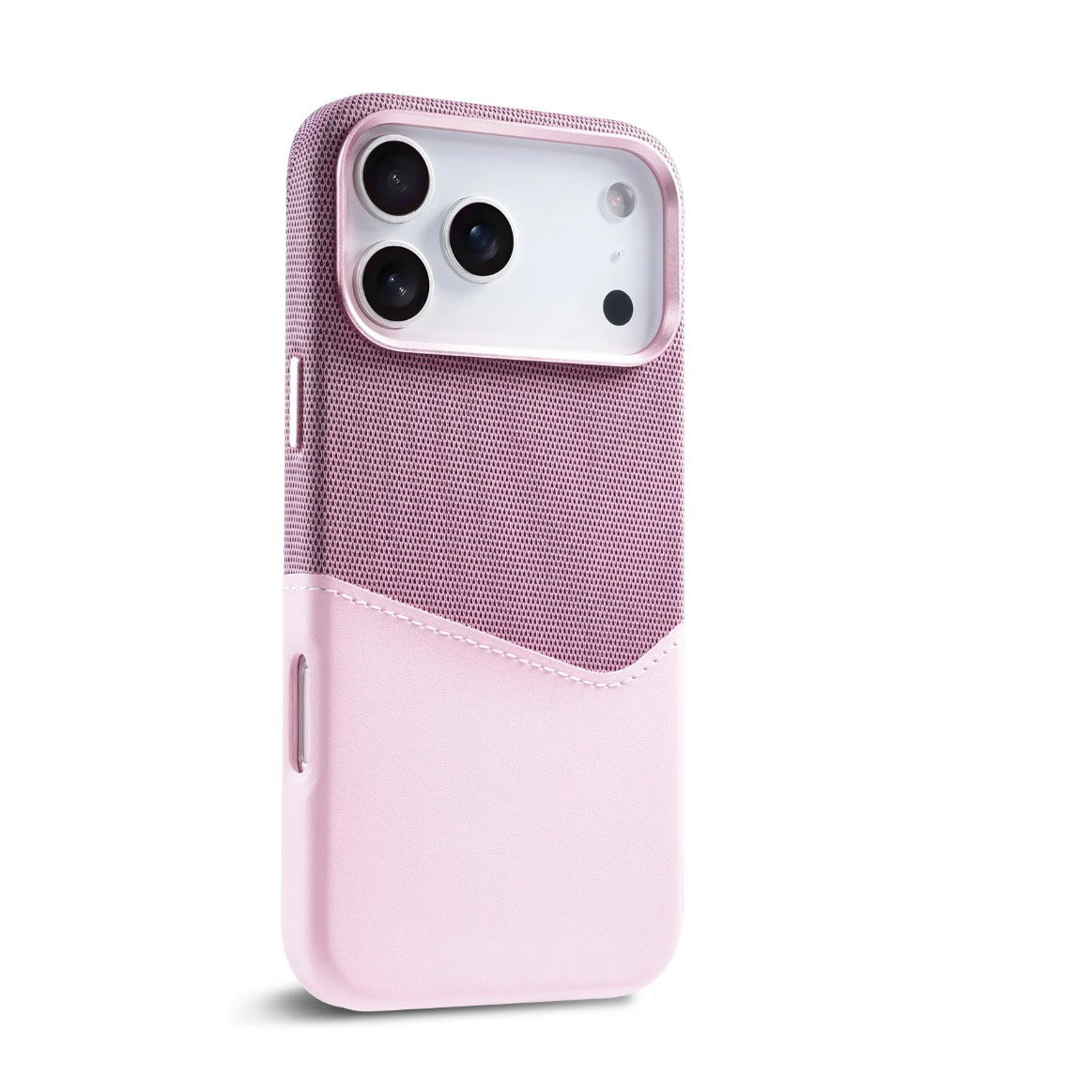 Slim Leather Card Holder Case with Raised Camera Lens Cover for iPhone 18 Series