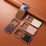 Fashion Floral Embossed Leather Case for Samsung Galaxy Z Flip 5