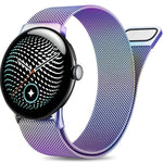 Milanese Mesh Watch Band with Magnetic Clasp Adjustment for Google Pixel Watch 5