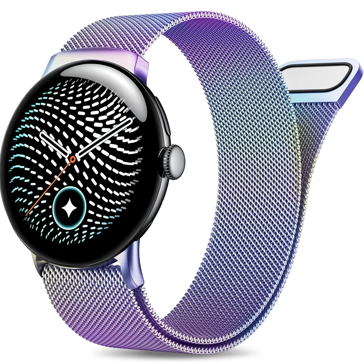 Milanese Mesh Watch Band with Magnetic Clasp Adjustment for Google Pixel Watch 5