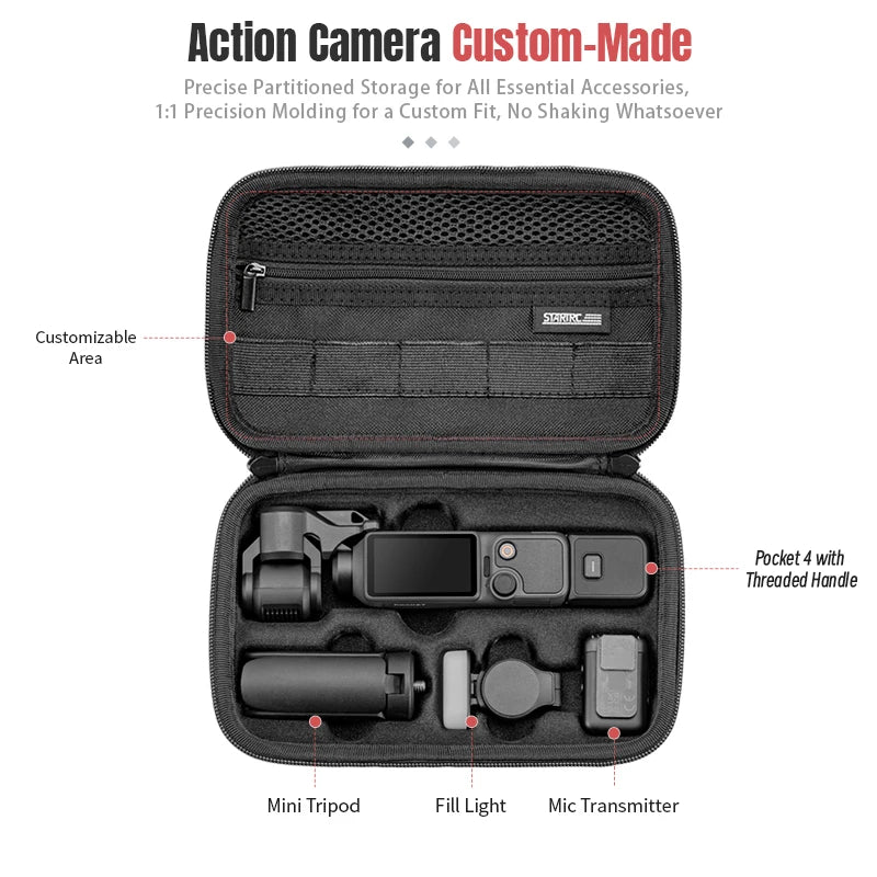Hard-Shell Waterproof Carrying Case for DJI Pocket 4