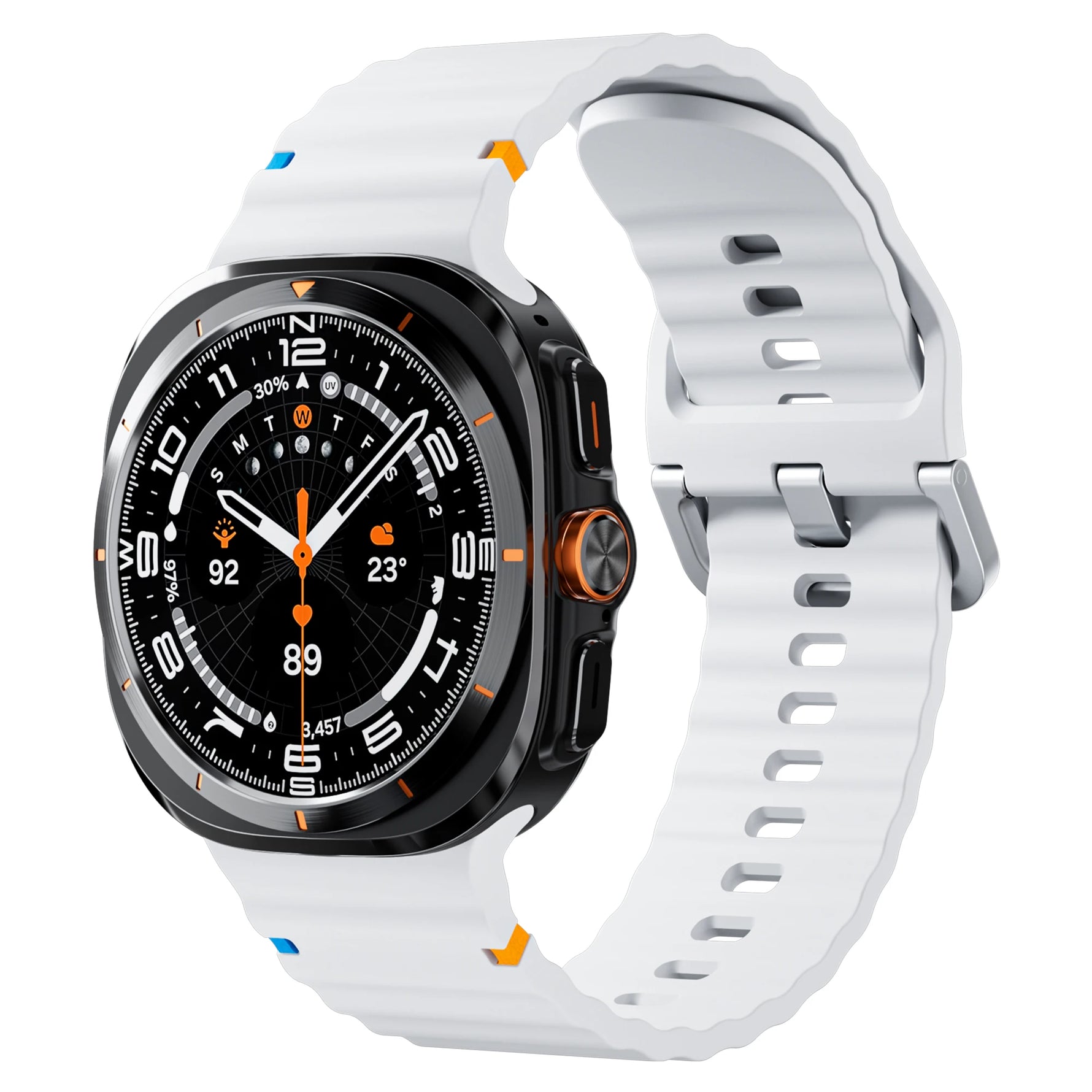 Soft Silicone Replacement Strap for Samsung Galaxy Watch Ultra and Samsung Galaxy Watch Ultra (2025)