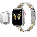 Luxury Slim Bracelet Band with Matching Case for Apple Watch