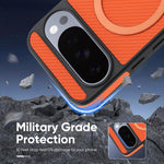 Carbon Fiber Magnetic Leather Case for Google Pixel 10 Series
