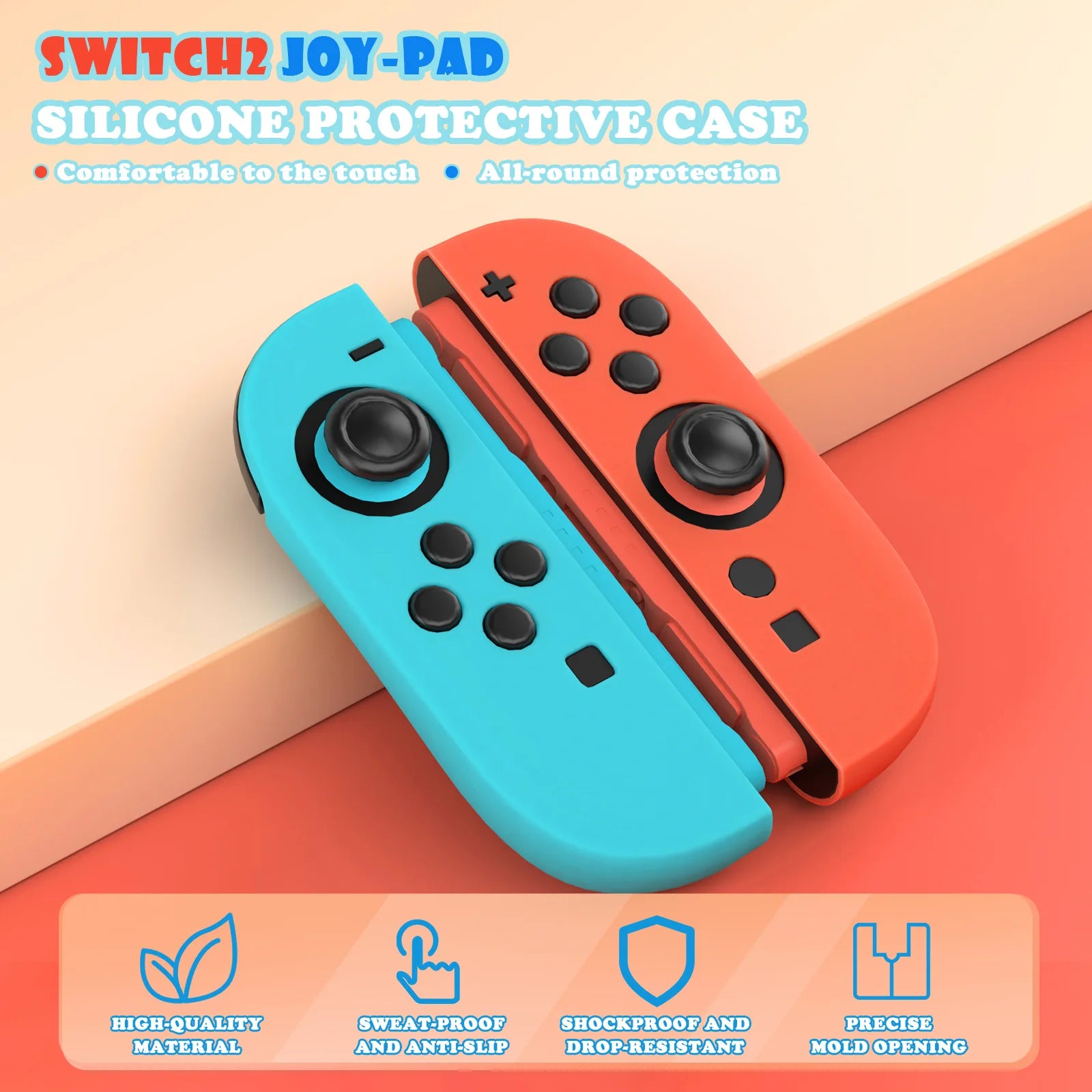 Silicone Protective Joy-Con Case for Nintendo Switch 2