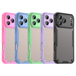 Semi-Transparent PC + TPU Case with Lens Guard for iPhone 17 Series