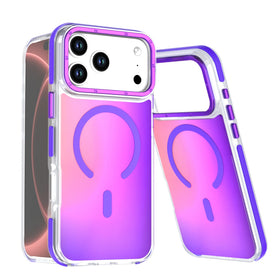 Translucent Laser Gradient Shockproof MagSafe Case for iPhone 18 Series