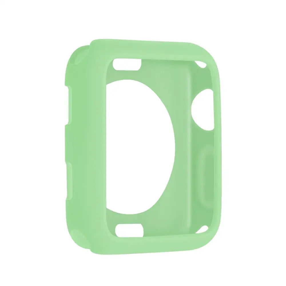 Candy Color Soft Silicone Bumper Case for Apple Watch