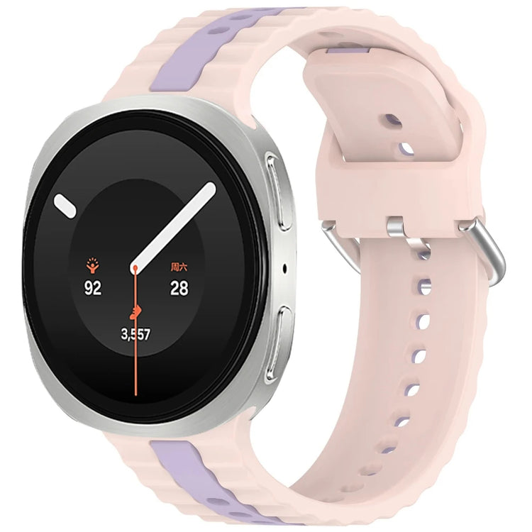 Perforated Silicone Strap with Ribbed Texture for Samsung Galaxy Watch 9