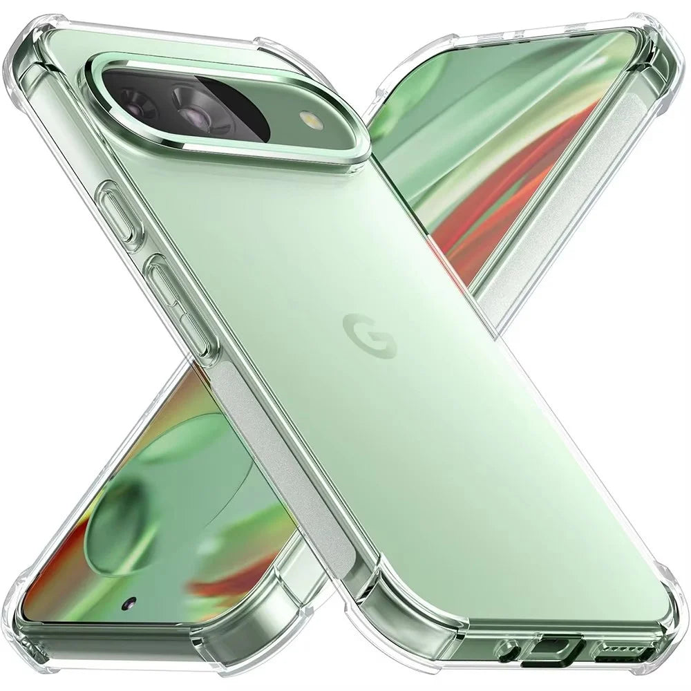 Soft TPU Transparent Phone Case for Google Pixel 9 Series