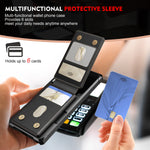 Luxury Leather Magnetic Case with Detachable Card Holder for Samsung Galaxy S25 Series