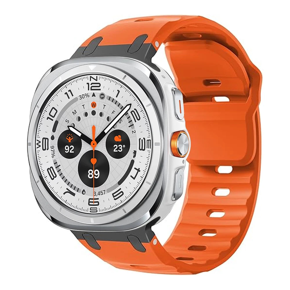 Stainless Steel + Silicone Band for Samsung Galaxy Watch Ultra and Samsung Galaxy Watch Ultra (2025)