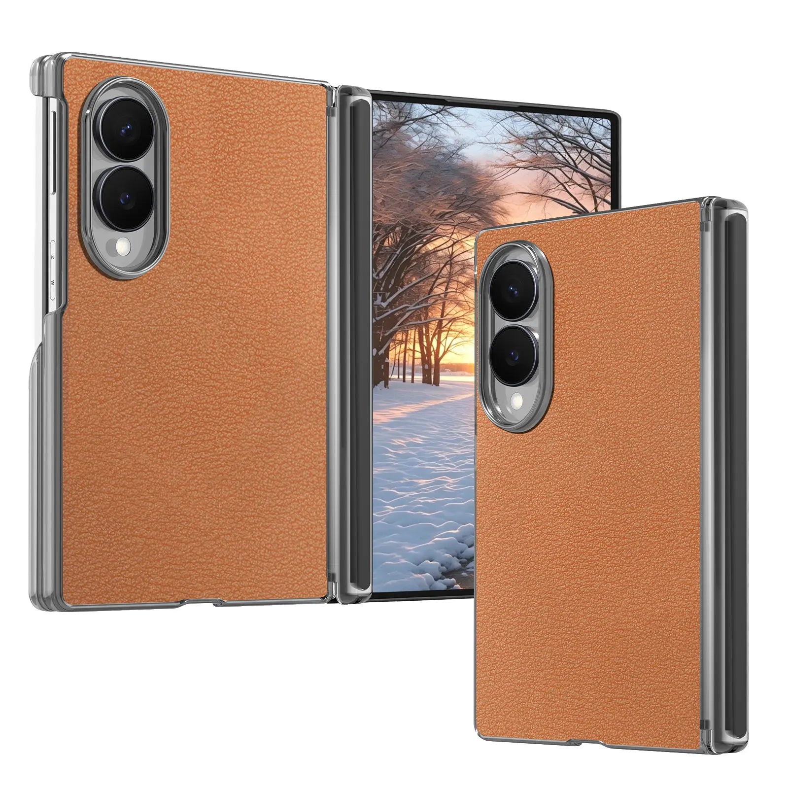 Premium Lychee Texture Magnetic Leather Case for Samsung Galaxy Z Fold 8