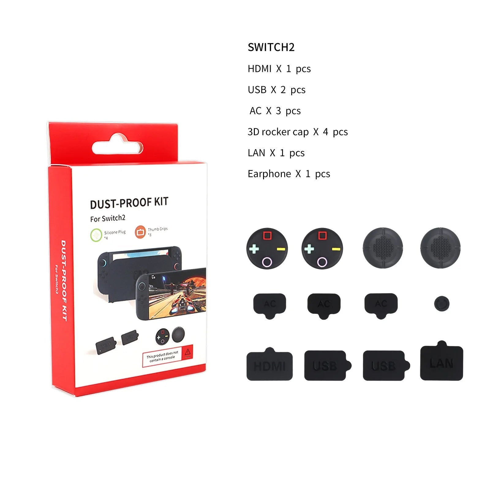 12-in-1 Dust Proof Kit for Nintendo Switch 2 (2025)