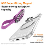 Magnetic Phone Ring Mount with 360-Degree Rotation
