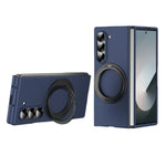 Skin-Feel Ultra Thin Magnetic Case with 360° Ring Kickstand for Samsung Galaxy Z Fold 6