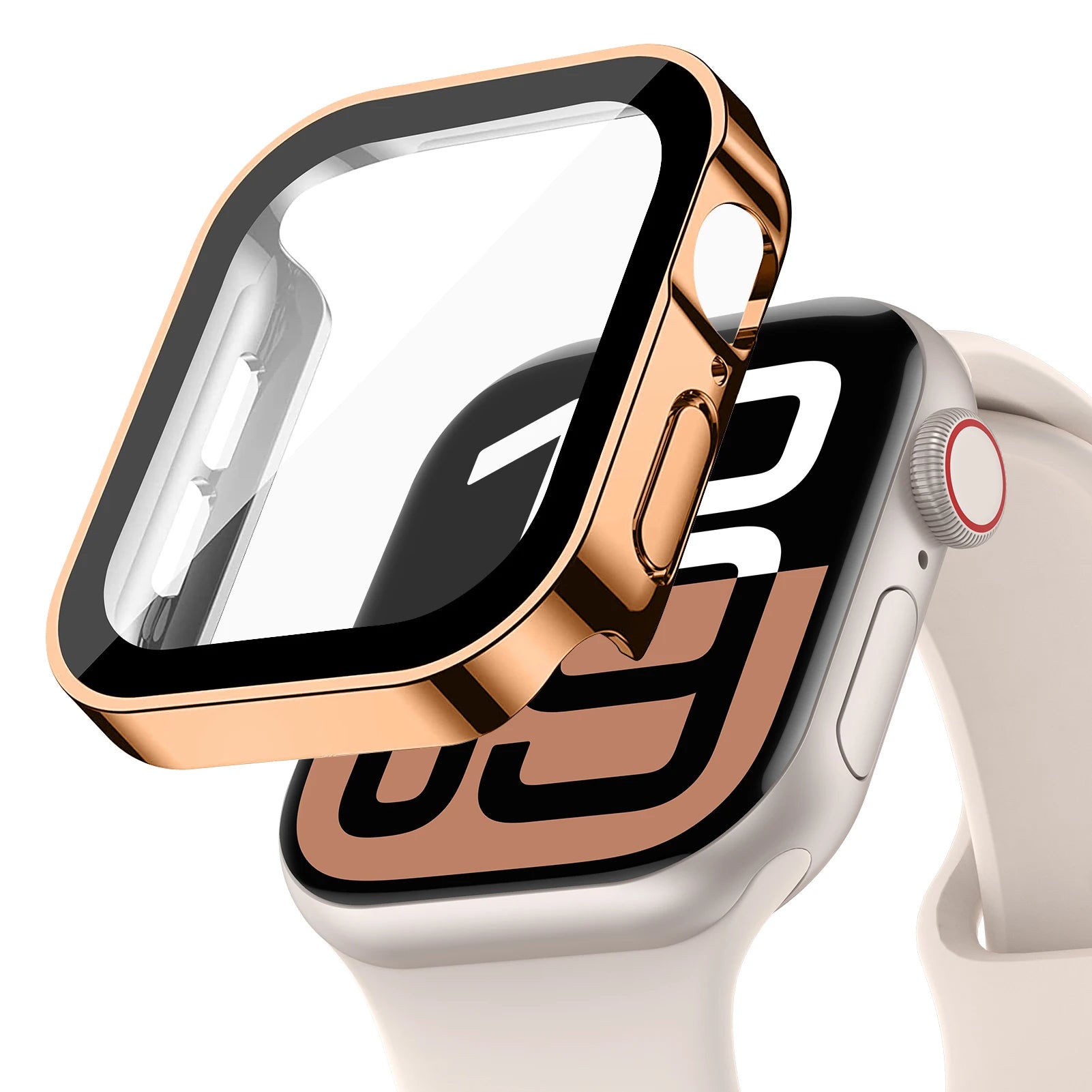 Straight Edge Waterproof Case for Apple Watch Series 10
