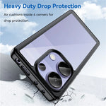 Colorful Soft Edge Silicone Transparent Shockproof Bumper Case Cover for Redmi Note 13 Pro