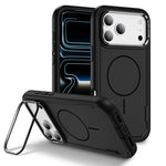 Durable Anti-Shock MagSafe Case with Built-in Lens Stand for iPhone 17 Series