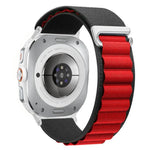 Breathable Nylon Weave Watch Band with Metal C-Hook Closure for Samsung Galaxy Watch Ultra 2