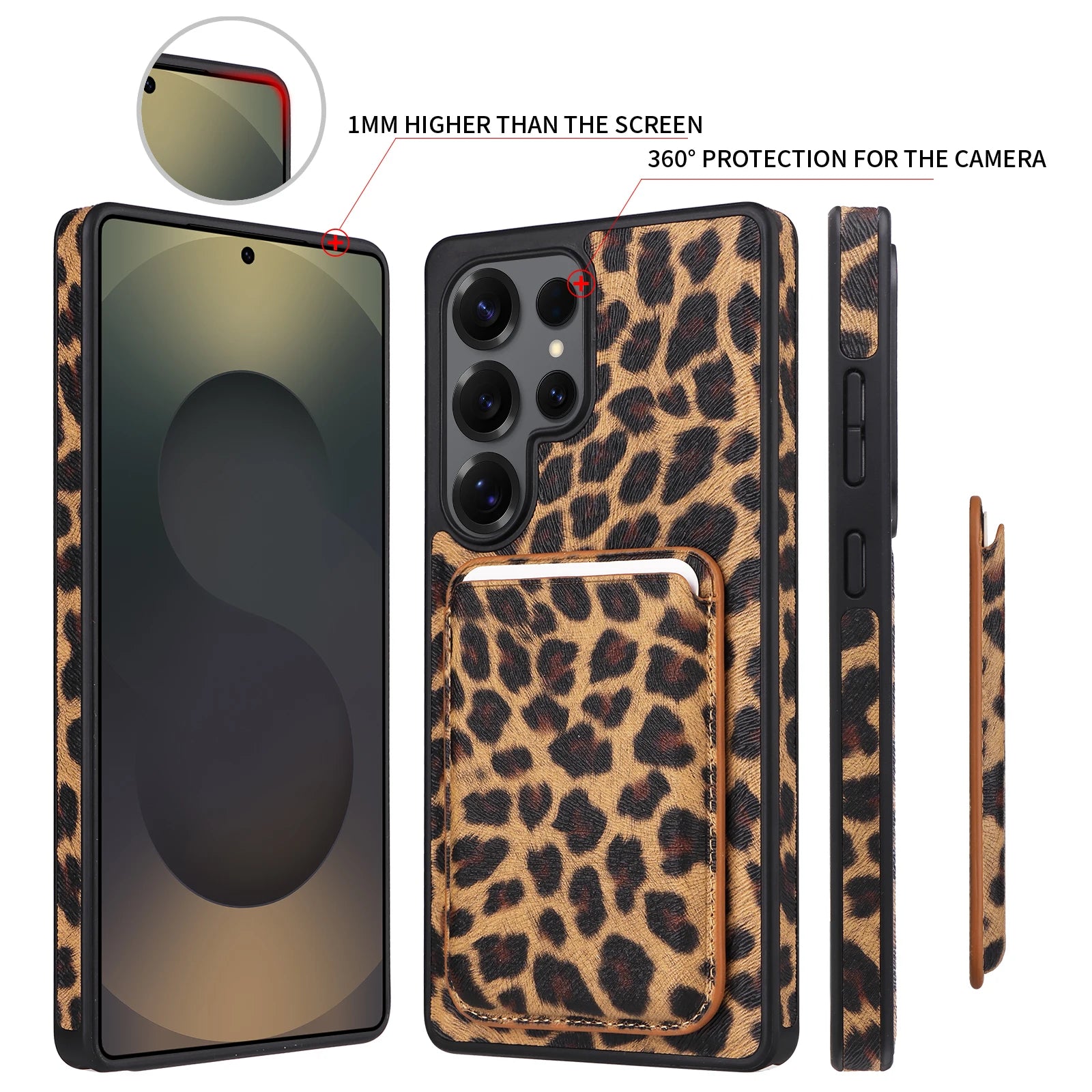 Premium Magnetic Leather Series with Detachable Card Wallet for Samsung Galaxy S26 Series