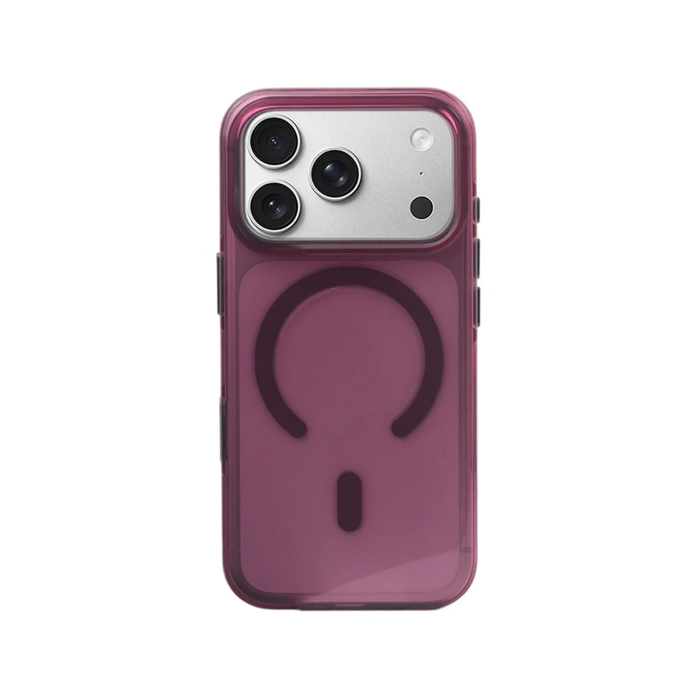 Transparent MagSafe Case with Raised Camera Ring Protection for iPhone 17 Series