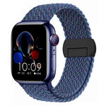 Stretchable Braided Solo Loop with Magnetic Closure for Apple Watch