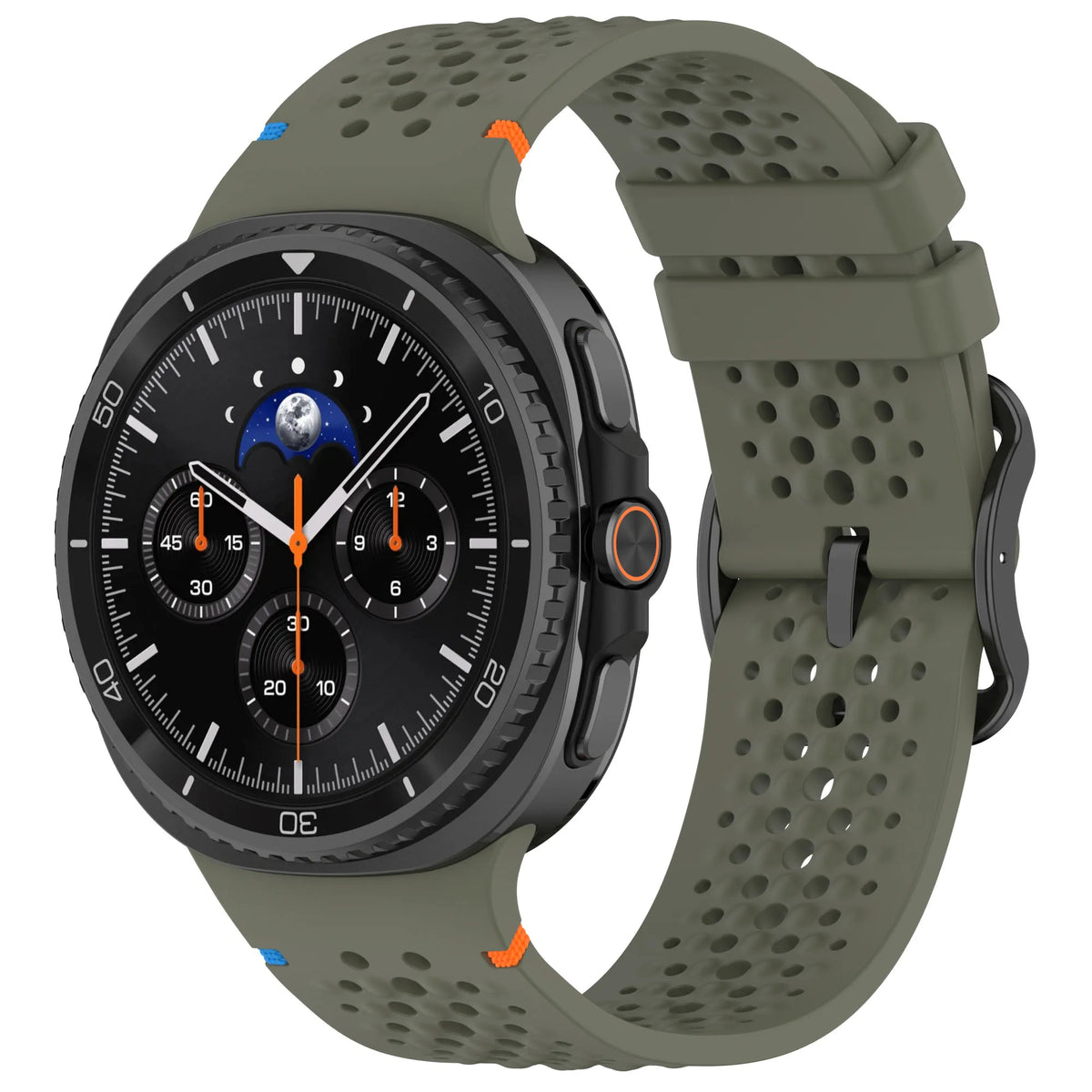 Perforated Silicone Watch Band for Samsung Galaxy Watch 9