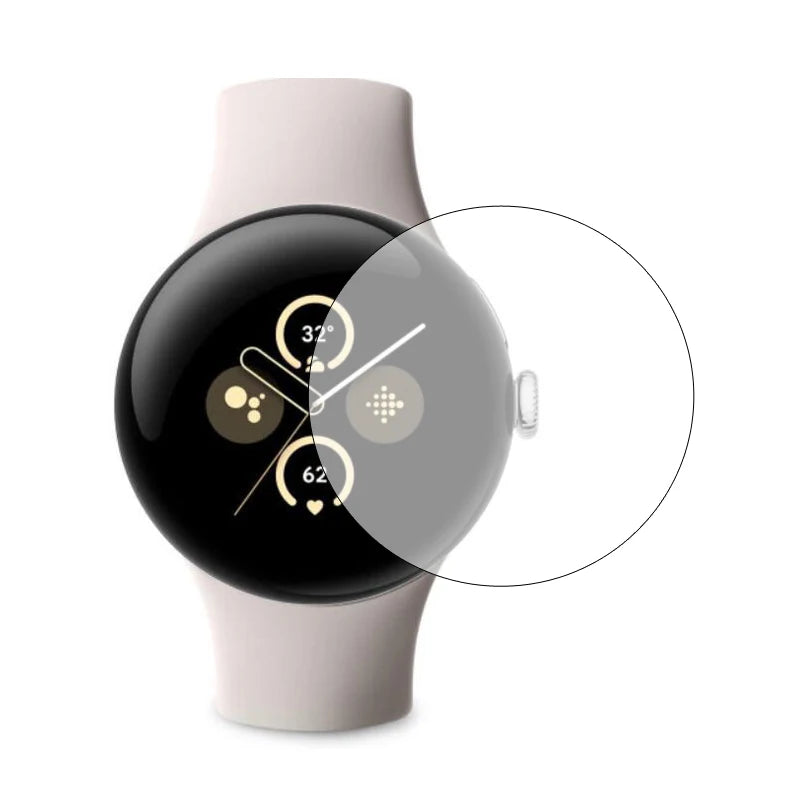 5-Pack TPU Soft Clear Screen Protector for Google Pixel Watch 3