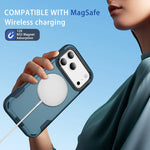 Shockproof PC Armor MagSafe Case with Metal Bracket for iPhone 17 Series