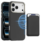 iPhone 17 Series MagSafe Leather Case with Removable Card Holder Slot
