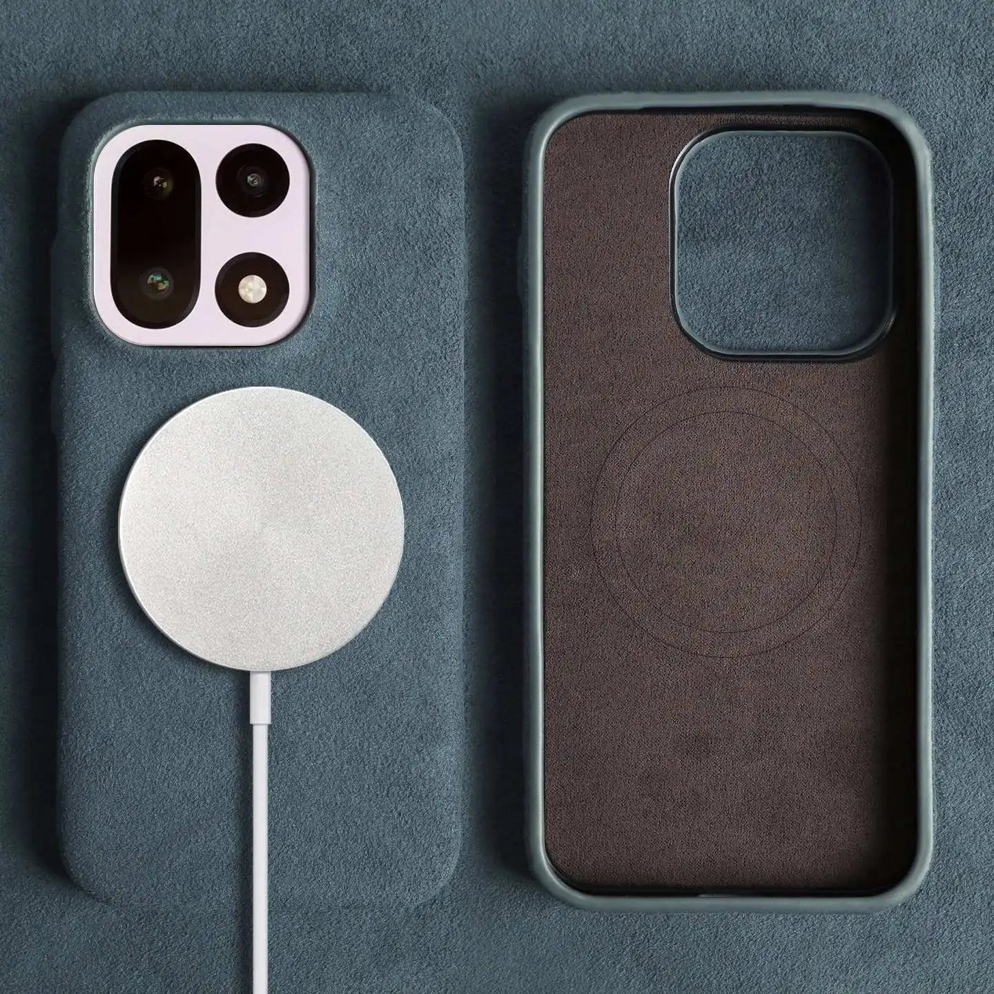 Premium Suede Magnetic Case for OnePlus 15