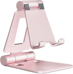 Universal Foldable Phone Stand with Dual Folding Design