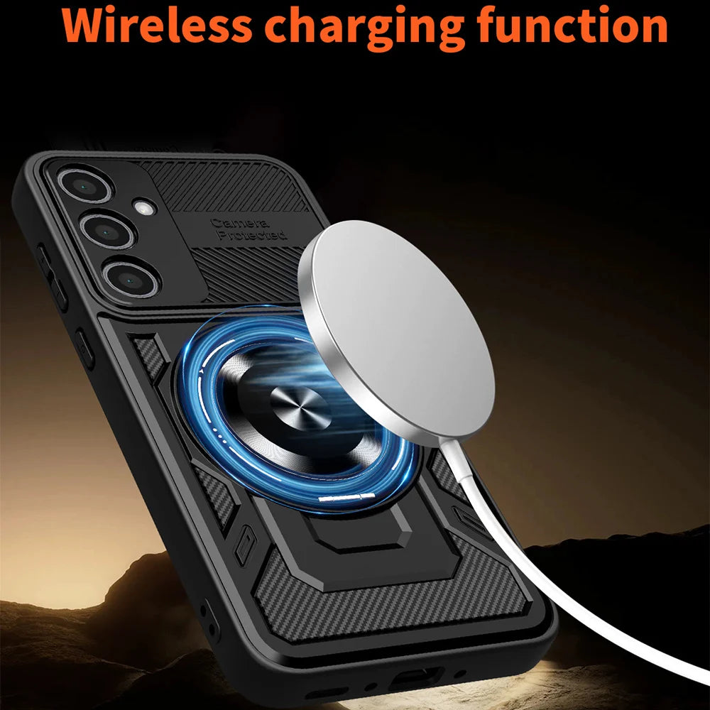 Shockproof Magnetic Armor Phone Case for Samsung Galaxy A56