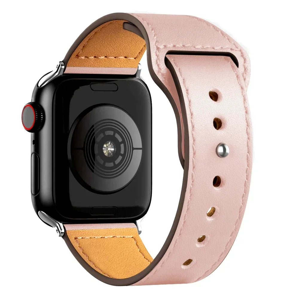 Luxury Genuine Leather Strap for Apple Watch