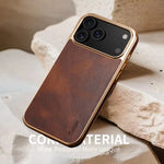 Protective Oil Wax Leather Case for iPhone 17 Series