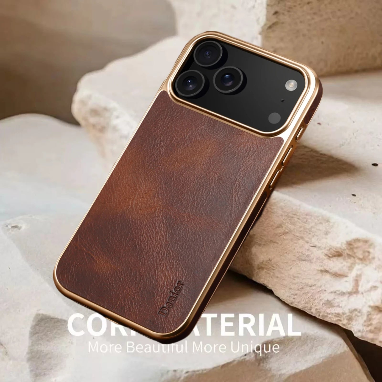 Protective Oil Wax Leather Case for iPhone 17 Series