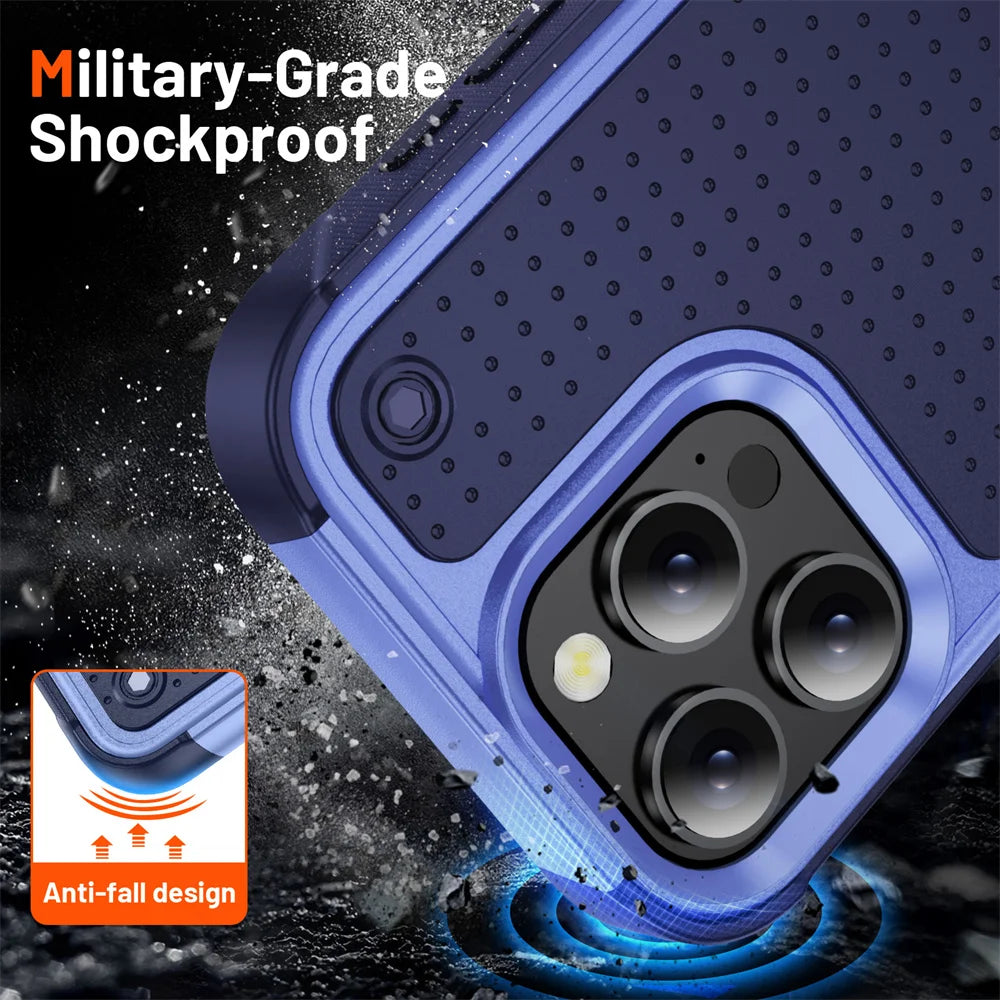 Heavy Duty Protective Armor Case for iPhone 16 Series