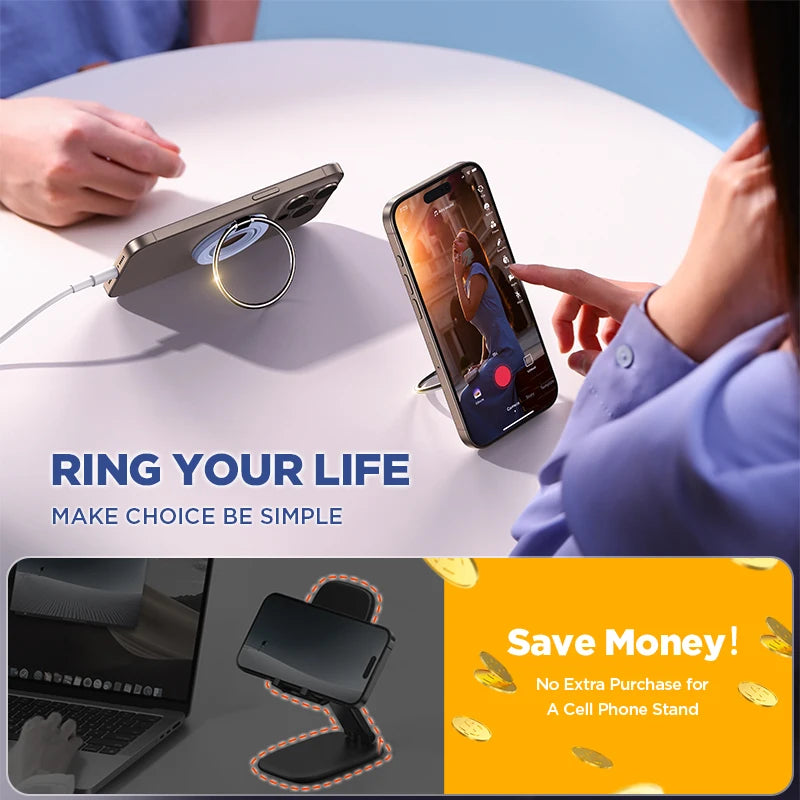 Colorful Magnetic Ring Phone Holder