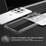 Clear Shock-Absorbing Silicone Bumper Case for OnePlus 12