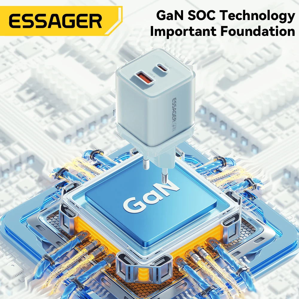 Essager 70W GaN USB-C Wall Charger