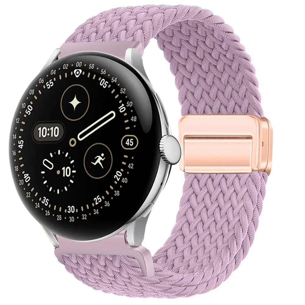 Breathable Nylon Braided Band for Google Pixel Watch 3